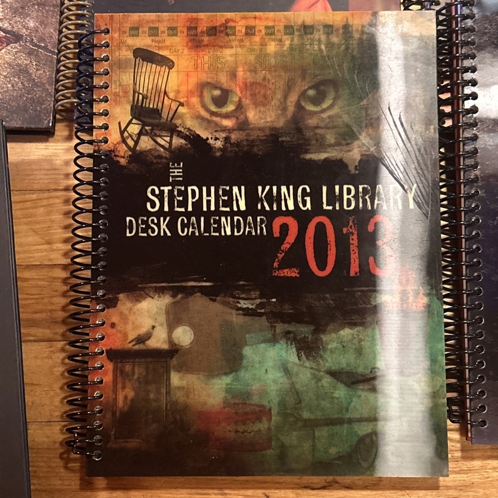 Lot of 8 Stephen King Library Desk Calendars 2007-2014 Hologram, Short Story - Picture 5 of 9